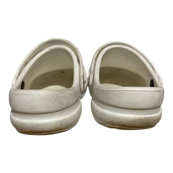 Crocs Specialist Women's 9 White Work Clogs Slip Resistant Comfort Shoes - Picture 4 of 8